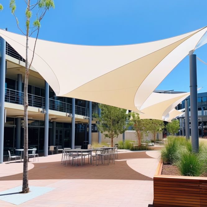 commercial shade sail