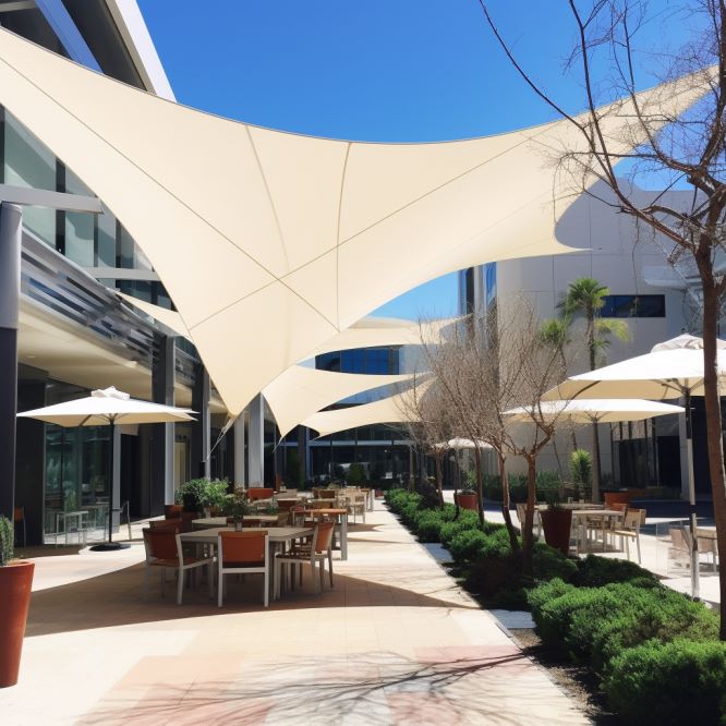 commercial shade sail